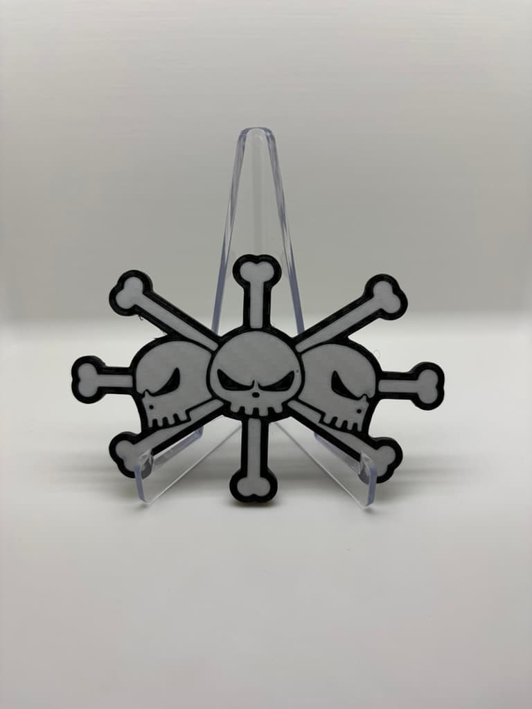 Magnet Barbe Noire (Teach) 3D
